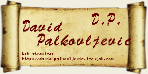 David Palkovljević vizit kartica